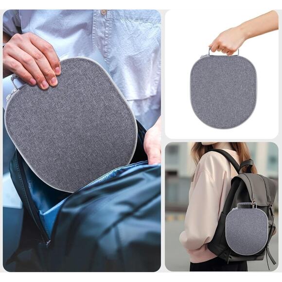 Smart Case for AirPods Max Headphones with Sleep Mode, Slim Hard Case, Grey - Picture 6 of 6